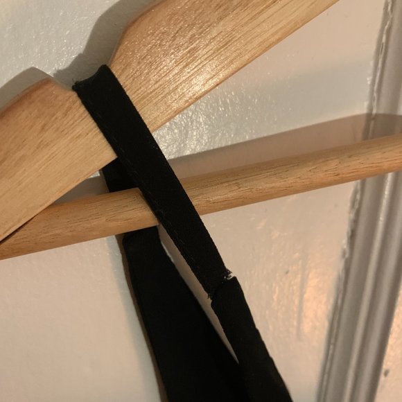 Black Lined Chiffon Tank - Picture 8 of 8